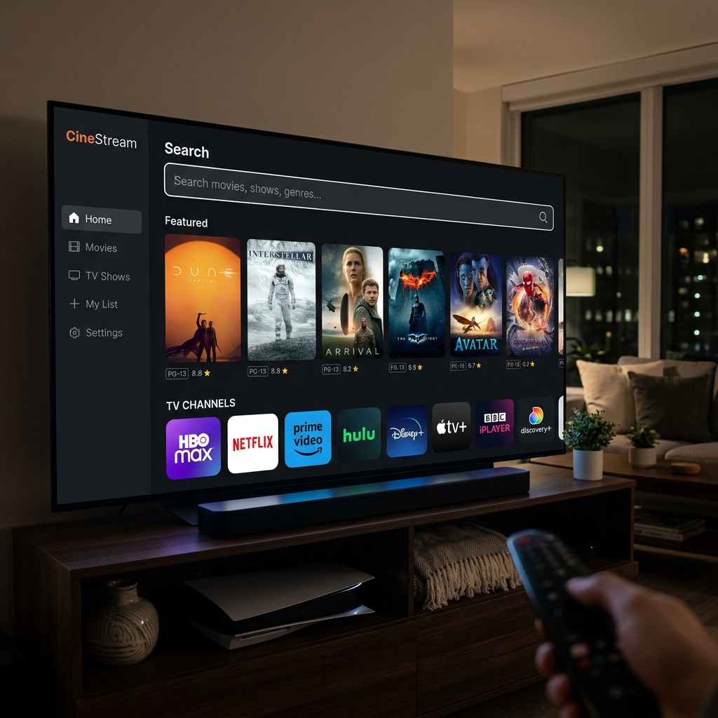 Master Search Functie IPTV Smarters