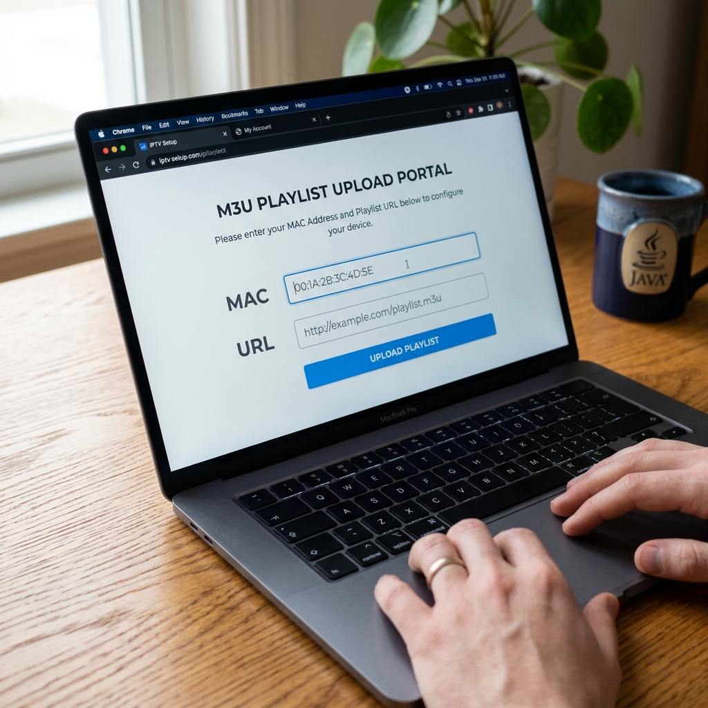 M3U Afspeellijst Uploaden naar Smart IPTV website Nederland