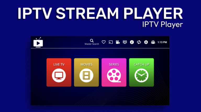IPTV Stream Player Hoofdmenu Nederland